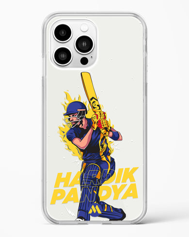 Hardik Hardhitter Pandya Crystal Clear Transparent Case-(Apple)