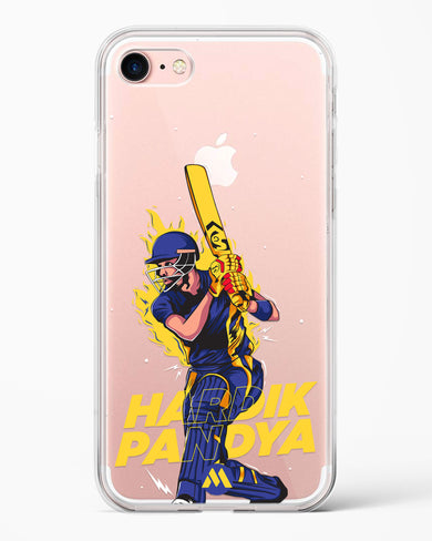 Hardik Hardhitter Pandya Crystal Clear Transparent Case-(Apple)