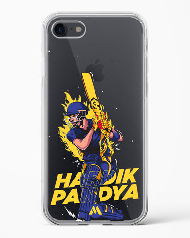 Hardik Hardhitter Pandya Crystal Clear Transparent Case-(Apple)