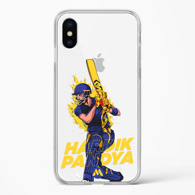 Hardik Hardhitter Pandya Crystal Clear Transparent Case-(Apple)