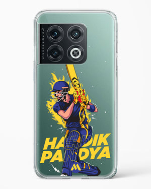 Hardik Hardhitter Pandya Crystal Clear Transparent Case-(OnePlus)