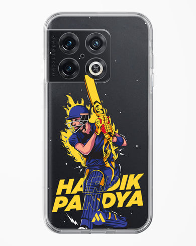 Hardik Hardhitter Pandya Crystal Clear Transparent Case-(OnePlus)