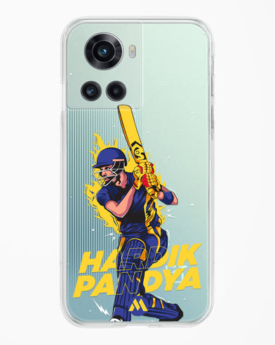 Hardik Hardhitter Pandya Crystal Clear Transparent Case-(OnePlus)