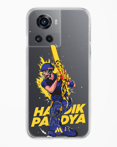 Hardik Hardhitter Pandya Crystal Clear Transparent Case-(OnePlus)