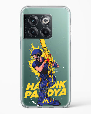 Hardik Hardhitter Pandya Crystal Clear Transparent Case-(OnePlus)