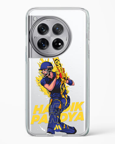 Hardik Hardhitter Pandya Crystal Clear Transparent Case-(OnePlus)