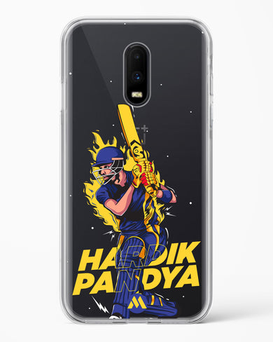 Hardik Hardhitter Pandya Crystal Clear Transparent Case-(OnePlus)