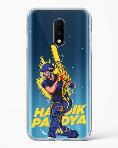 Hardik Hardhitter Pandya Crystal Clear Transparent Case-(OnePlus)