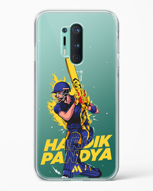 Hardik Hardhitter Pandya Crystal Clear Transparent Case-(OnePlus)