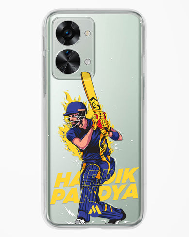 Hardik Hardhitter Pandya Crystal Clear Transparent Case-(OnePlus)