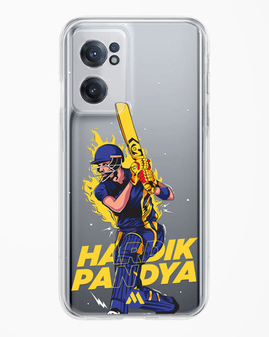 Hardik Hardhitter Pandya Crystal Clear Transparent Case-(OnePlus)