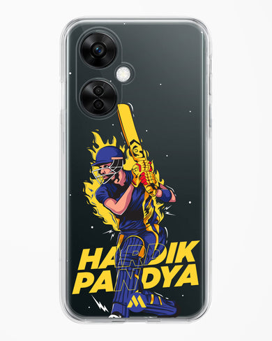 Hardik Hardhitter Pandya Crystal Clear Transparent Case-(OnePlus)