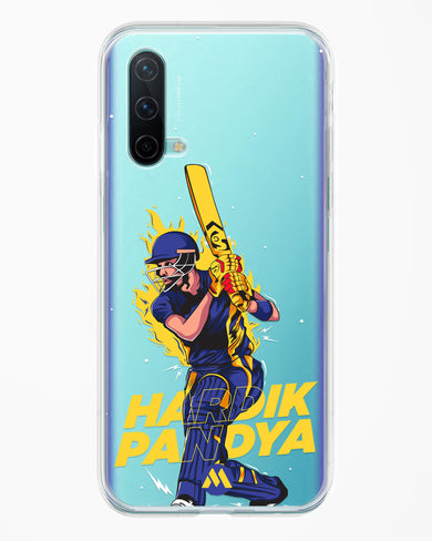 Hardik Hardhitter Pandya Crystal Clear Transparent Case-(OnePlus)