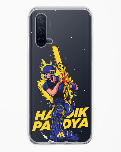 Hardik Hardhitter Pandya Crystal Clear Transparent Case-(OnePlus)