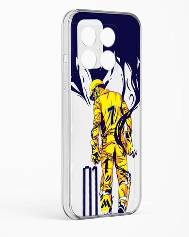 MS Dhoni Greatest Finisher Crystal Clear Transparent Case-(OnePlus)