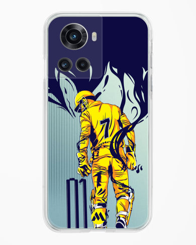 MS Dhoni Greatest Finisher Crystal Clear Transparent Case-(OnePlus)