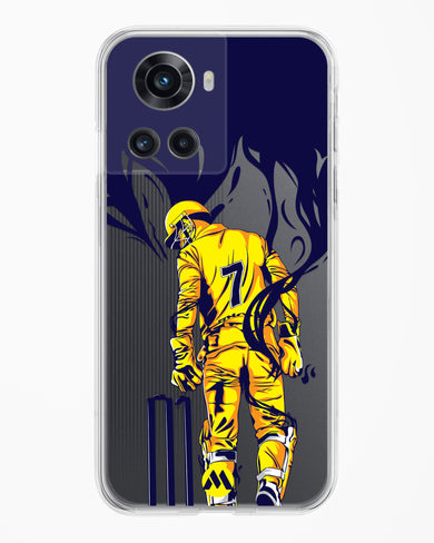 MS Dhoni Greatest Finisher Crystal Clear Transparent Case-(OnePlus)