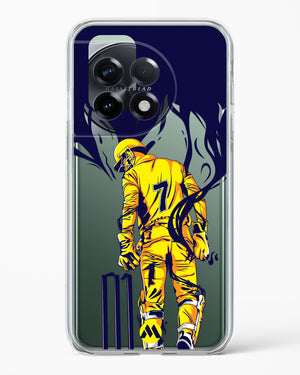 MS Dhoni Greatest Finisher Crystal Clear Transparent Case-(OnePlus)