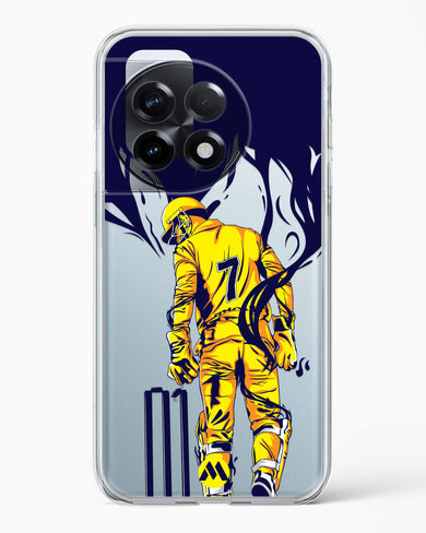 MS Dhoni Greatest Finisher Crystal Clear Transparent Case-(OnePlus)