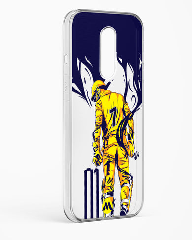 MS Dhoni Greatest Finisher Crystal Clear Transparent Case-(OnePlus)