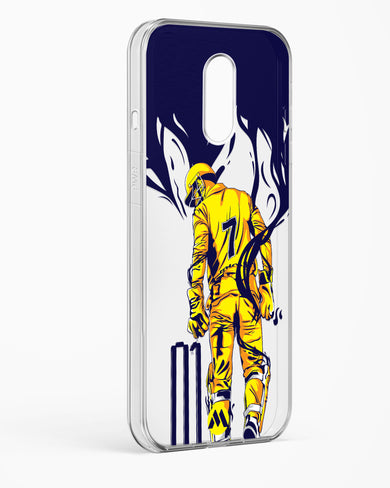 MS Dhoni Greatest Finisher Crystal Clear Transparent Case-(OnePlus)