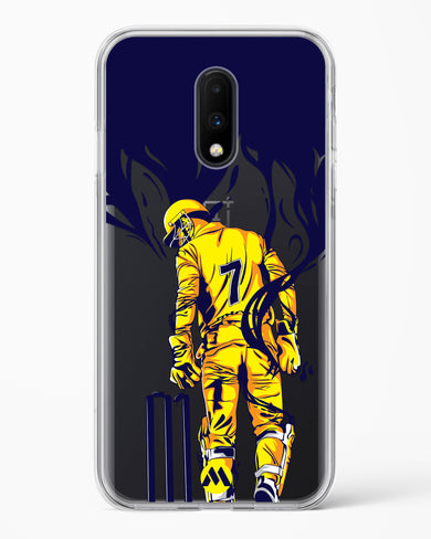 MS Dhoni Greatest Finisher Crystal Clear Transparent Case-(OnePlus)