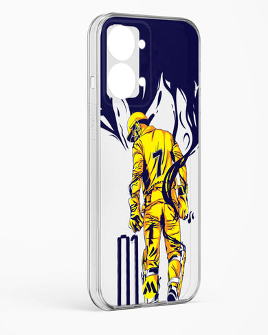 MS Dhoni Greatest Finisher Crystal Clear Transparent Case-(OnePlus)