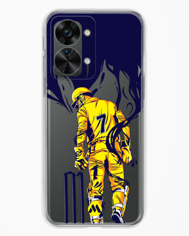 MS Dhoni Greatest Finisher Crystal Clear Transparent Case-(OnePlus)