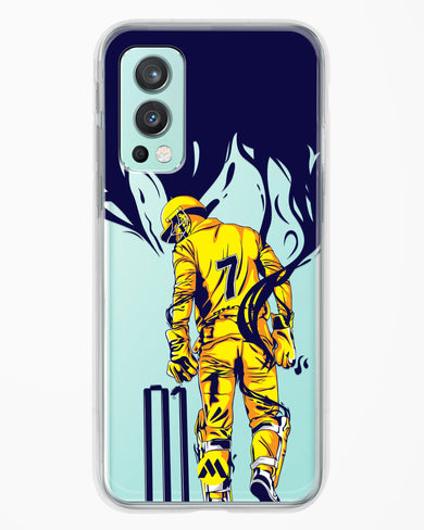 MS Dhoni Greatest Finisher Crystal Clear Transparent Case-(OnePlus)