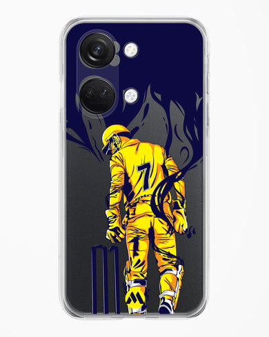 MS Dhoni Greatest Finisher Crystal Clear Transparent Case-(OnePlus)