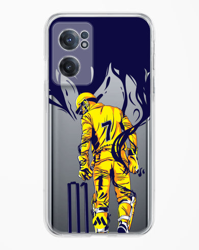 MS Dhoni Greatest Finisher Crystal Clear Transparent Case-(OnePlus)