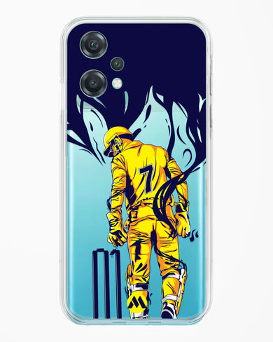 MS Dhoni Greatest Finisher Crystal Clear Transparent Case-(OnePlus)