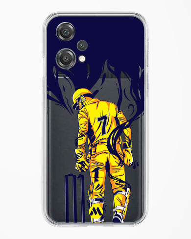 MS Dhoni Greatest Finisher Crystal Clear Transparent Case-(OnePlus)