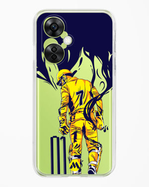 MS Dhoni Greatest Finisher Crystal Clear Transparent Case-(OnePlus)