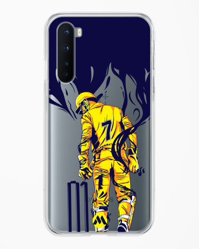 MS Dhoni Greatest Finisher Crystal Clear Transparent Case-(OnePlus)