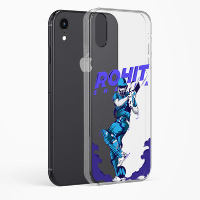 Rohit Hitman Sharma Crystal Clear Transparent Case-(Apple)