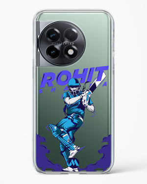 Rohit Hitman Sharma Crystal Clear Transparent Case-(OnePlus)