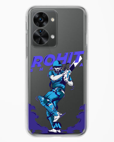Rohit Hitman Sharma Crystal Clear Transparent Case-(OnePlus)