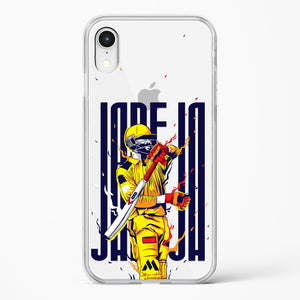 Sir Ravindra Jadeja Crystal Clear Transparent Case (Apple)