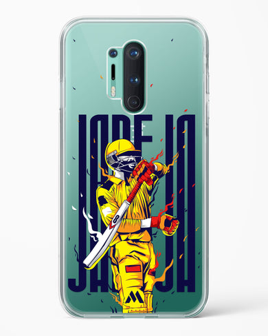 Sir Ravindra Jadeja Crystal Clear Transparent Case-(OnePlus)