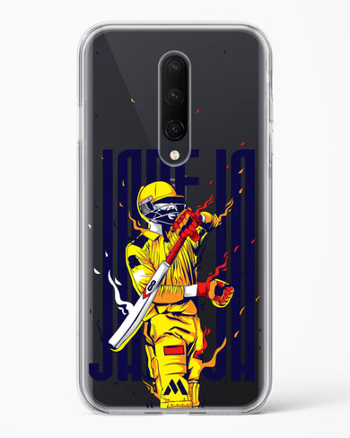 Sir Ravindra Jadeja Crystal Clear Transparent Case-(OnePlus)