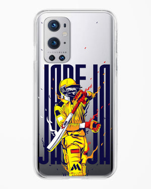 Sir Ravindra Jadeja Crystal Clear Transparent Case-(OnePlus)