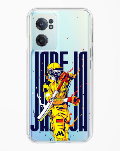 Sir Ravindra Jadeja Crystal Clear Transparent Case-(OnePlus)