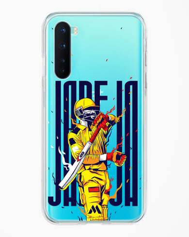 Sir Ravindra Jadeja Crystal Clear Transparent Case-(OnePlus)