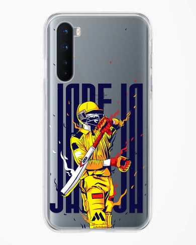 Sir Ravindra Jadeja Crystal Clear Transparent Case-(OnePlus)