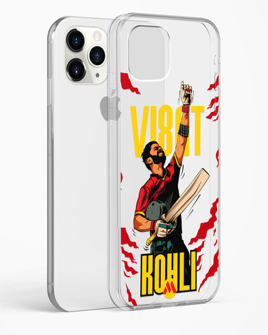 Virat King Kohli Crystal Clear Transparent Case (Apple)