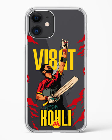 Virat King Kohli Crystal Clear Transparent Case (Apple)