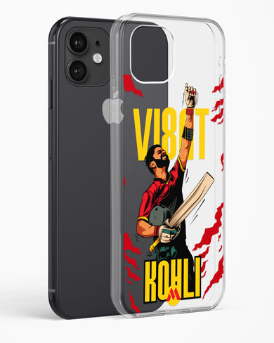 Virat King Kohli Crystal Clear Transparent Case (Apple)