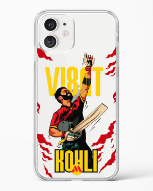 Virat King Kohli Crystal Clear Transparent Case (Apple)