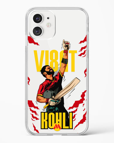 Virat King Kohli Crystal Clear Transparent Case (Apple)